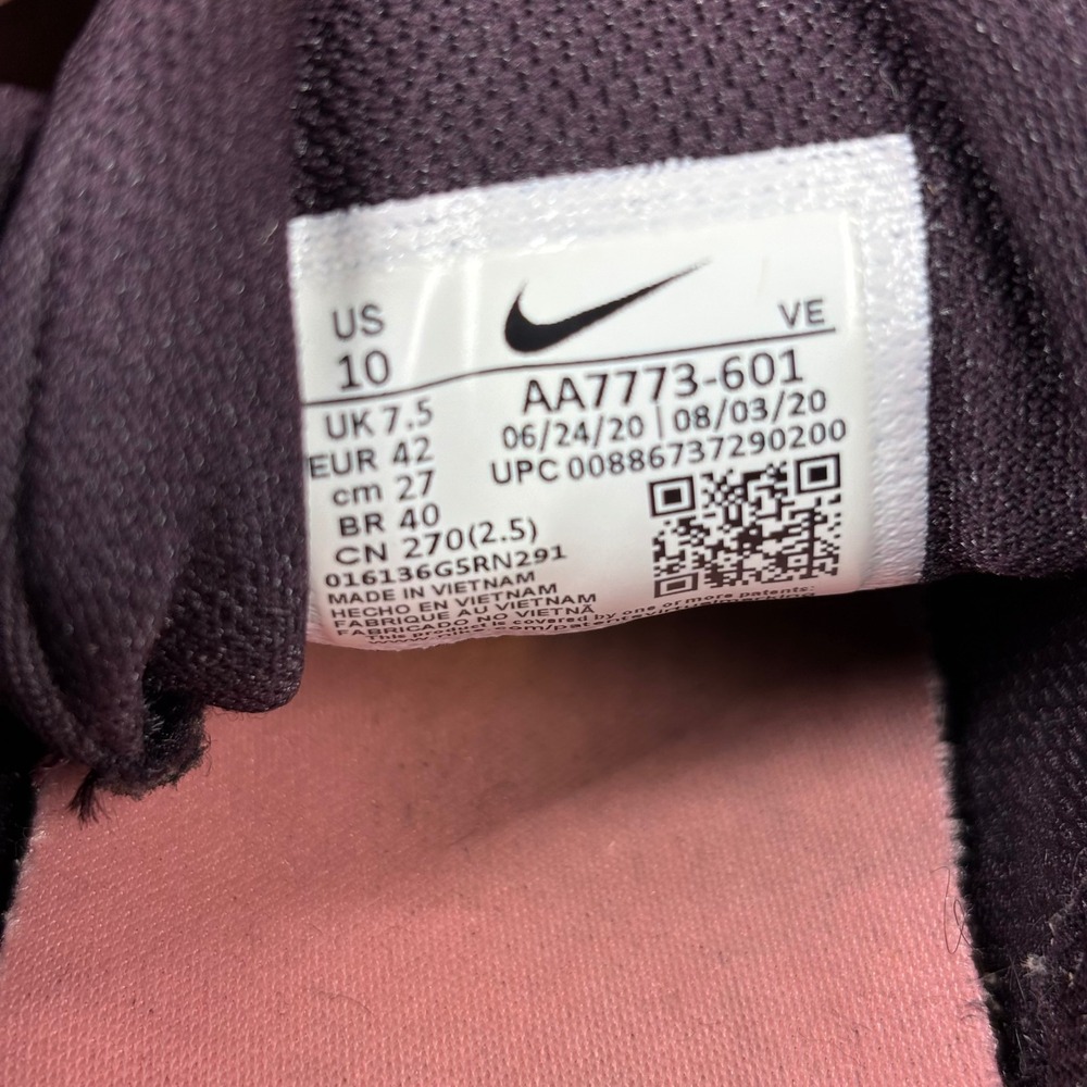 Nike In Season TR 8 Womens Training Shoes Burgundy Black AA7773-601 Size 10 - Picture 5 of 6